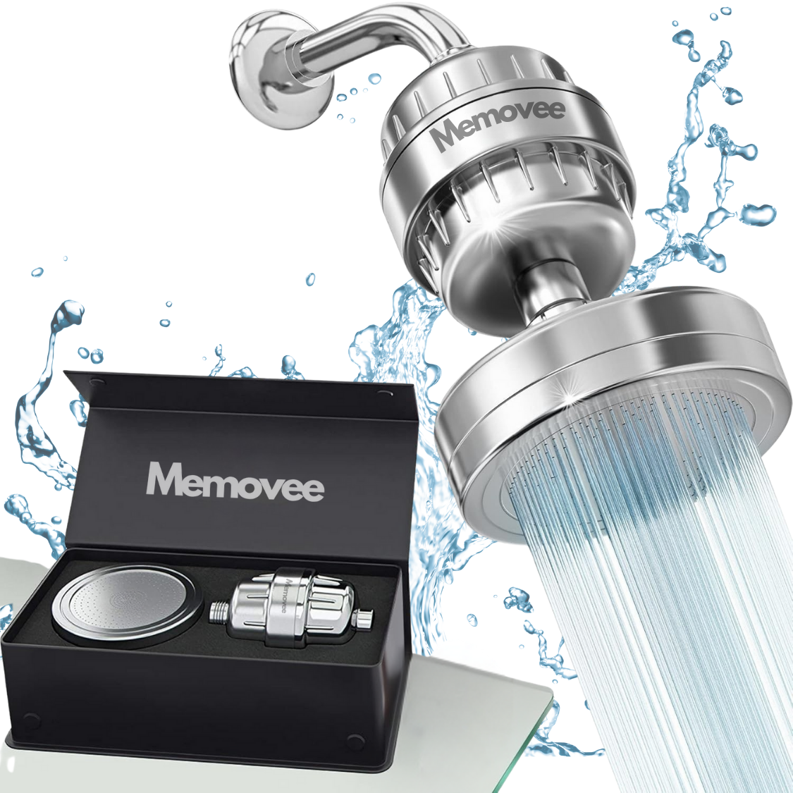 PureShower PRO Filtered Showerhead (Obsidian)